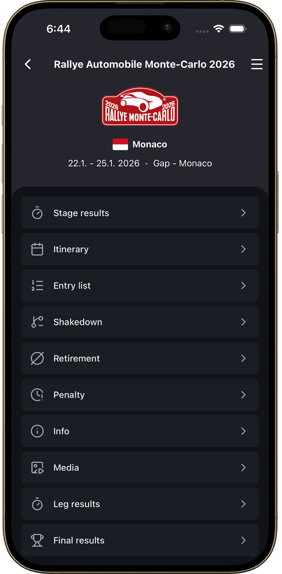 The home of rally results and statistics